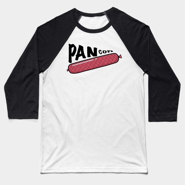 Bread with salami Baseball T-Shirt by Mentecz